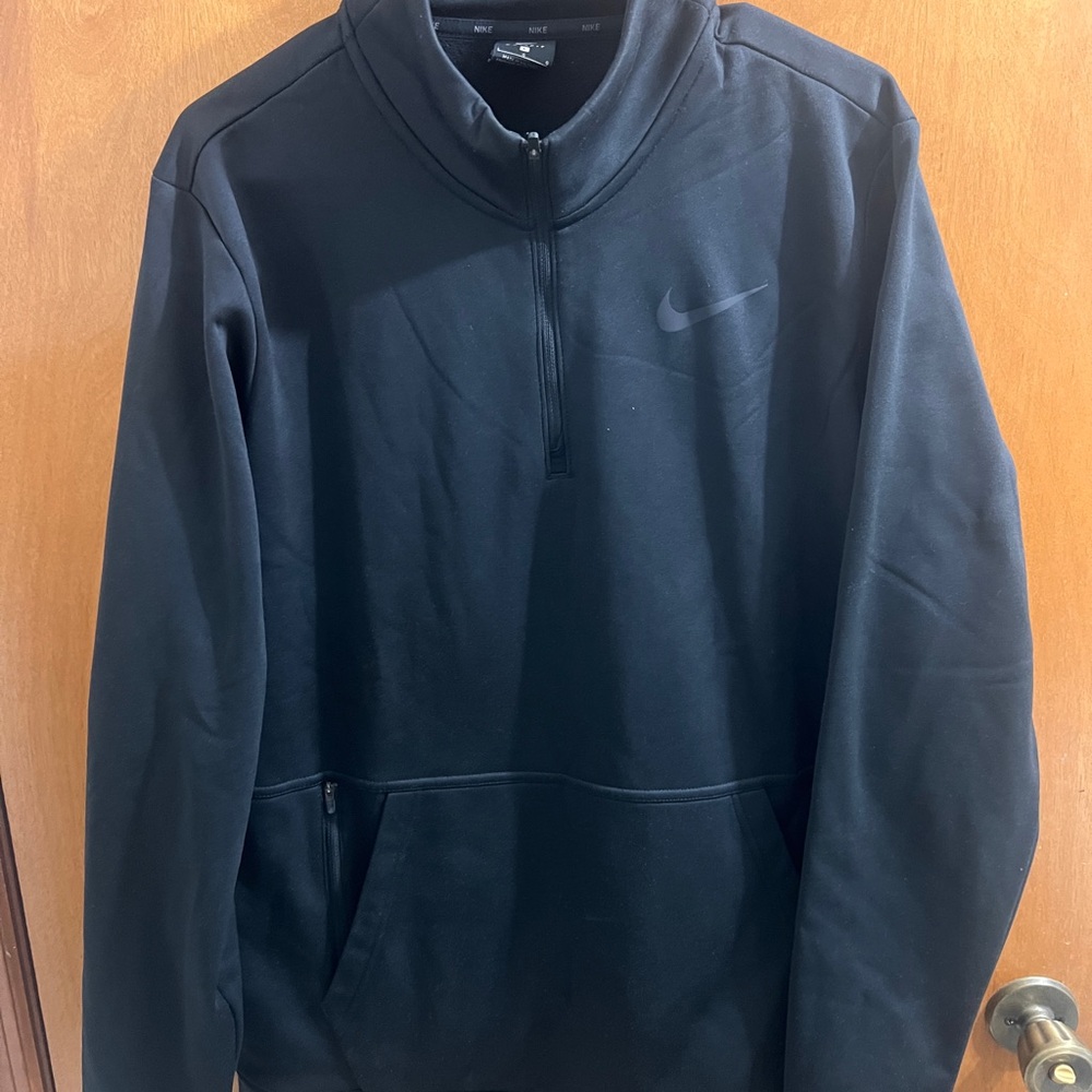 Nike Men's Black quarter zip Jacket